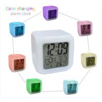 Harry Potter Renk Değiştiren Alarmlı Termometreli Dijital Küp Saat Model 2