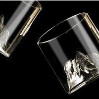 Buzdağı Görünümlü Viski Shot Bardağı 4Lü Set