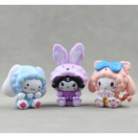 Hello Kitty Kuromi Cinnamoroll Blind Box Twisted Egg Q Version 6 Parça Figür