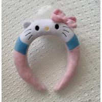 Hello Kitty Tasarımlı Peluş Taç Mavi Pembe