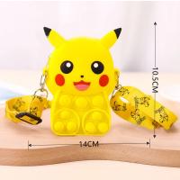 Pokemon Pikachu Popitli Mini Silikon Çanta 