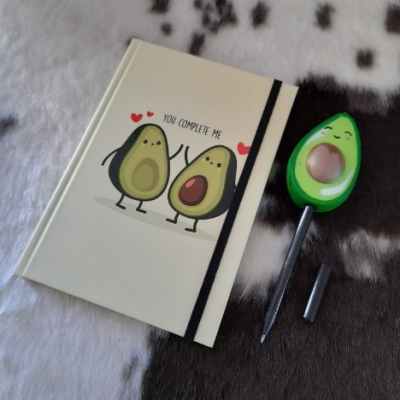 Avokado Defter ve Squishy Kalem Seti