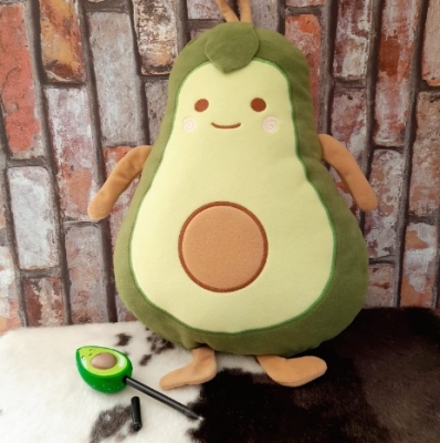 Avokado Yastık ve Squishy Kalem Hediye Seti