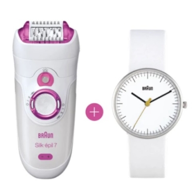 Braun Silk-Épil 7 7521 Islak-Kuru Epilatör+Braun Saat SE7521+WATCH