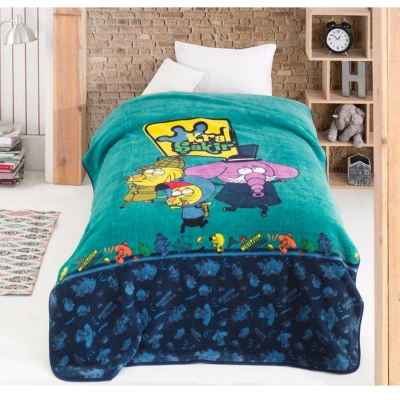 Hobby Kral Şakir Lisanslı Battaniye Tek Kişilik Muhtişim Dedektif