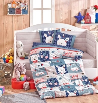 Hobby Ranforce Bebek Nevresim Takımı Snoopy Lacivert
