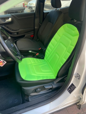 Oto Koltuk Minderi İkili Set A Kalite Neon Yeşil