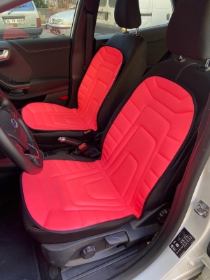 Oto Koltuk Minderi İkili Set A Kalite Kırmızı