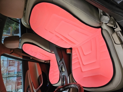 Oto Koltuk Minderi İkili Set A Kalite Neon Pembe