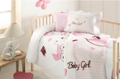 Özdilek Baby Girl Premium Battaniyeli Nevresim Takımı