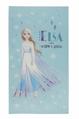 Özdilek Frozen Elsa Snow Queen Disney Lisanslı Kadife Plaj Havlusu 70x130