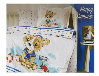 Özdilek Happy Summer Mavi Bebek Nevresim Takımı