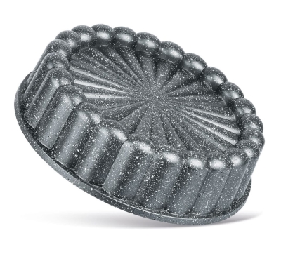 Thermoad Alüminyum Döküm Granit Turta Tart Kalıbı 26 Cm Gri