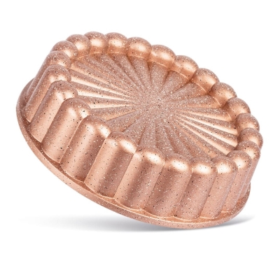 Thermoad Alüminyum Döküm Granit Turta Tart Kalıbı 26 Cm Rose Gold
