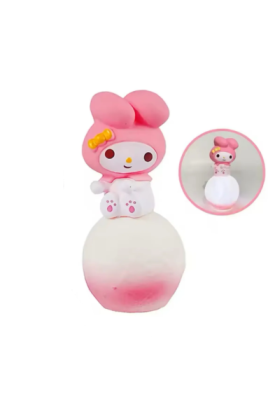 Ay Üstünde Oturan My Melody Pilli Mini Gece Lambası