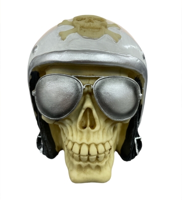 Gözlüklü Kuru Kafa İskelet Kumbara