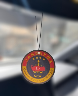 Jandarma Armalı Logolu Renkli Çift Taraflı Araba Araç Kokusu 10 Adet