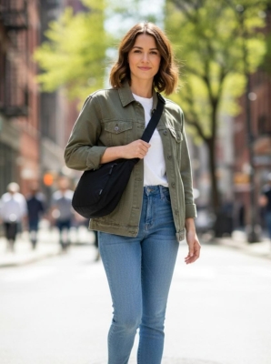 Kore Tarzı Yüksek Kapasiteli Spor Omuz Çantası Siyah