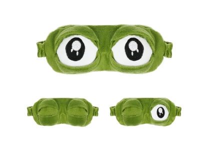 Kurbağa Gözlü Uyku Bandı Göz Maskesi