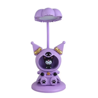 Kuromi Mini LED Gece Lambası Kalemtıraş Kalem Açacağı Mor