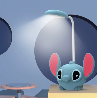 Lilo & Stitch Şarjlı Kalemtraşlı Masa Lambası Mavi
