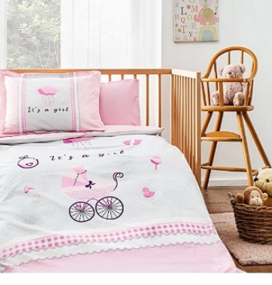 Özdilek Ranforce Bebe Nevresim Takımı Jouets Pembe