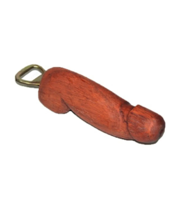 Özel Tasarım Ahşap Fallus Meşrubat Gazoz Açacağı Büyük Boy Model 2