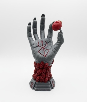 Özel Yapım Berserk Statue Tanırının Eli 3D Figür Biblo