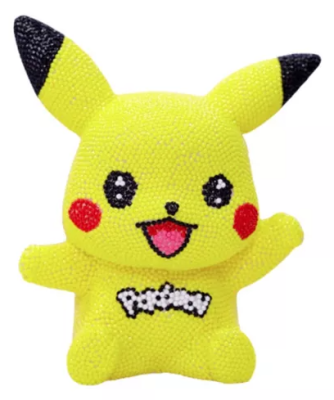 Pokemon Pikachu 3D Kendin Yap Diy Elmas Mozaik Yapıştırma Figür Kumbara