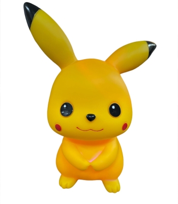 Pokemon Pikachu Kumbara Yanıp Sönen Renk Değiştiren Gece Lambası