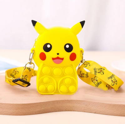 Pokemon Pikachu Popitli Mini Silikon Çanta