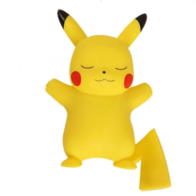 Pokemon Pikachu Sırt Üstü Uyuyan Mini Gece Lambası 6 cm