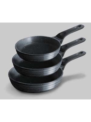 POLENTA Döküm Granit Tava Seti 3lü (20-24-28 CM)