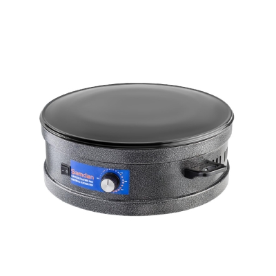 Şamdan Termostatlı Pizza ve Lahmacun Tavası Bazlama Gözleme Katmer Sacı 1750 W