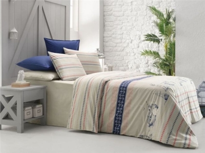 Sarev Avşa More Style Fancy Poplin Nevresim Takımı Çift Kişilik V1