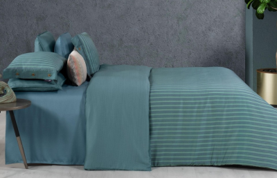 Sarev Lodi Çift Kişilik %100 Tencel Nevresim Takımı Yeşil