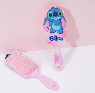 Sevimli Stitch Özel Tasarım 3D Tarak Pembe