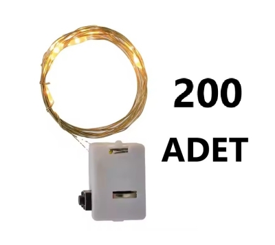 Toptan Mini Peri Led 1.5 M Kendinden Pilli Gün Işığı Yanıp Sönme Animasyon Fonksiyonlu 200 Adet