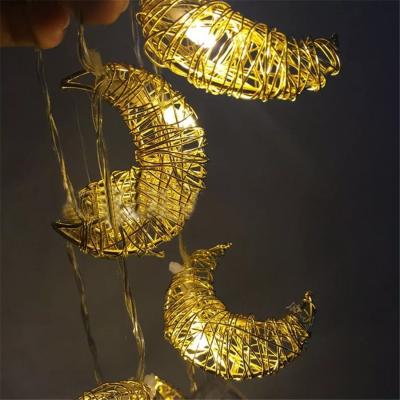 Metal Ay 10'lu 2 Metre Şerit Led Lamba Gold Altın