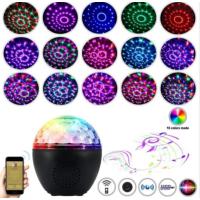 16 Renkli Bluetooth Hoparlörlü Disco Parti Lambası