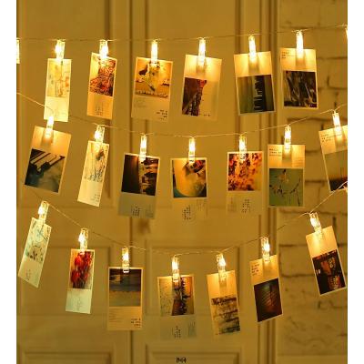 20 Mandallı LED Işıklı Fotoğraf Askısı
