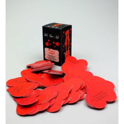 365 Gün Seni Seviyorum Çünkü Kalp Mesaj Kartları