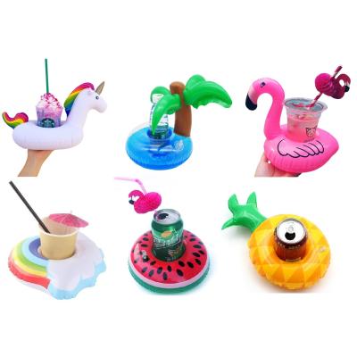 6lı Şişme Havuz Deniz Bardak Tutucu Float Bar Seti