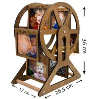 Ahşap Dönmedolap Çerçeve - Fotoğraf Çerçevesi - Fotoğraf Albümü