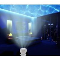 Aurora Master Renkli Okyanus Dalgası Gece Lambası Projektör Hoparlör