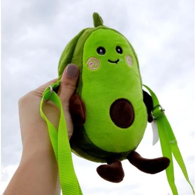 Avokado Tasarım Peluş Kol Çantası