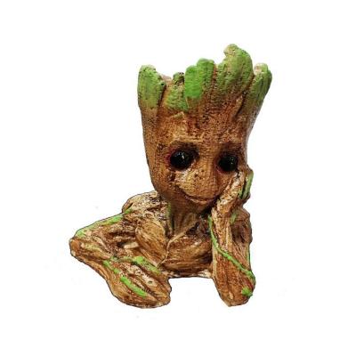 Baby Groot Saksı Düşünen Mini Saksı