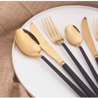Brondoff Bahama Gold 36 Parça Çatal Kaşık Bıçak Takımı Siyah