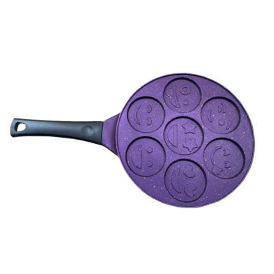 Brondoff Smile Emoji Pankek Tavası Mor