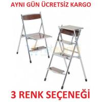 Cevahir Katlanır Sandalye Merdiven 4 Basamaklı